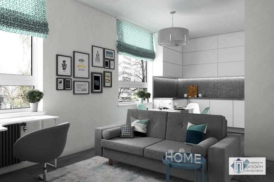 Салон красоты в стиле лофт Прованс