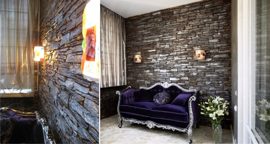 Декоративный камень в интерьере