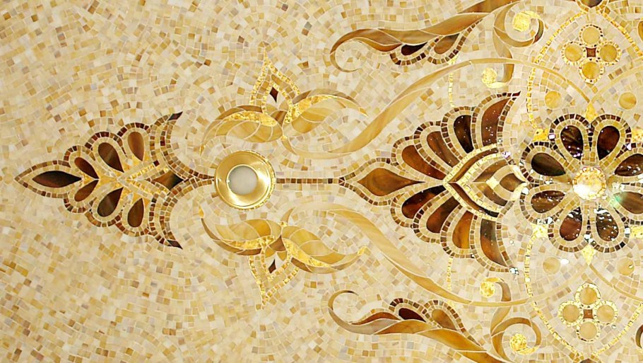 Восточные узоры золотые