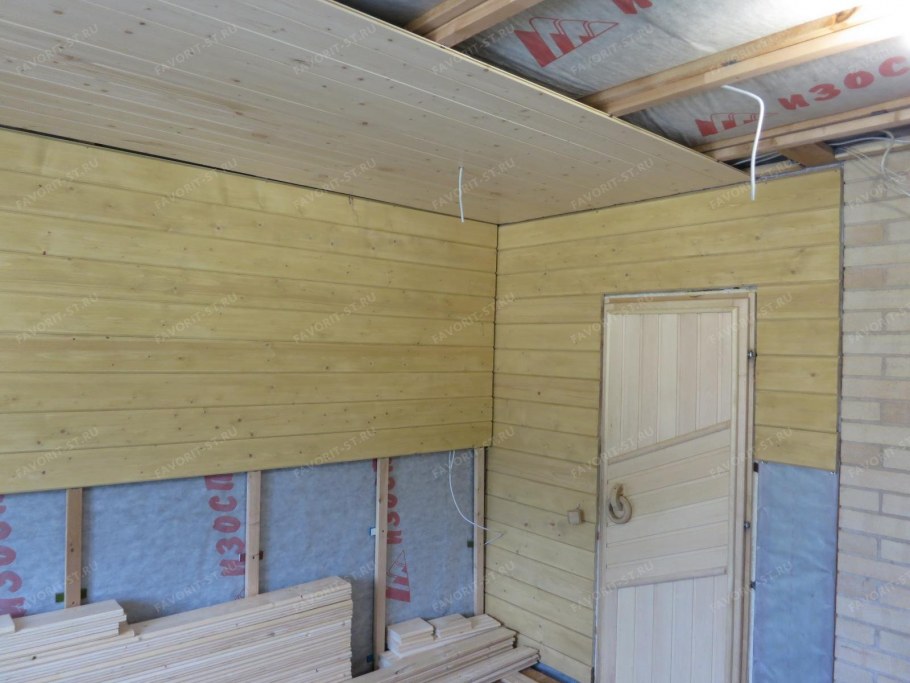 Имитация бруса для внутренней отделки