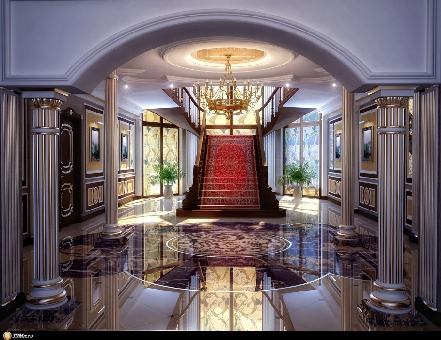 Лестница в коттедже