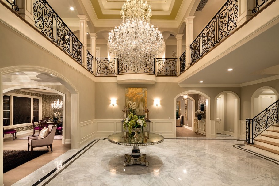 Роскошные интерьеры особняков в стиле Ампир