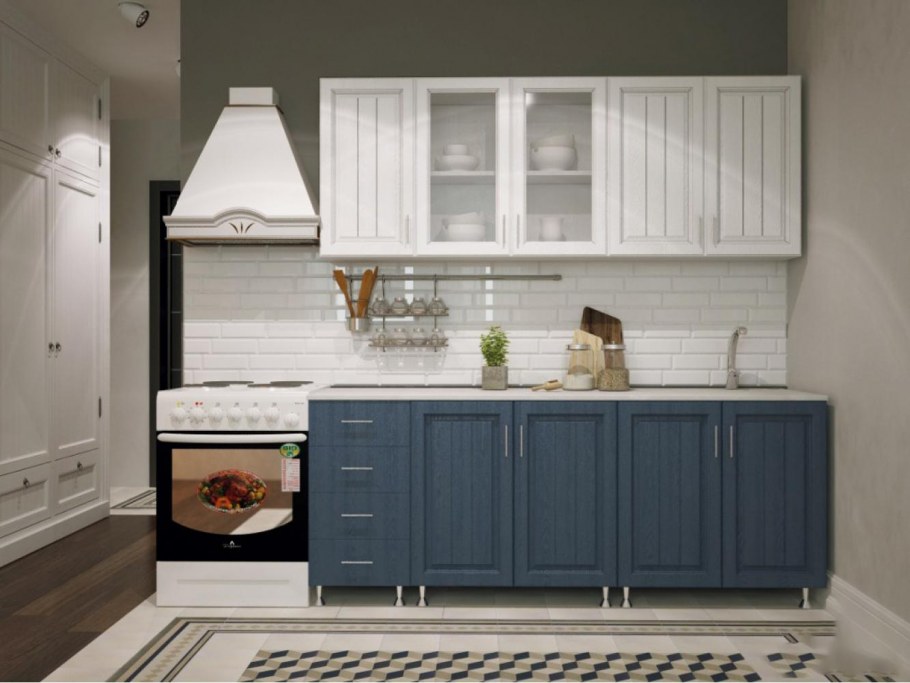 Кухня песочного цвета в интерьере