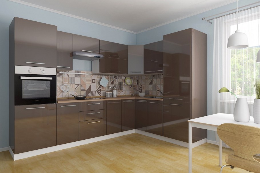 Кухня дуб сонома трюфель