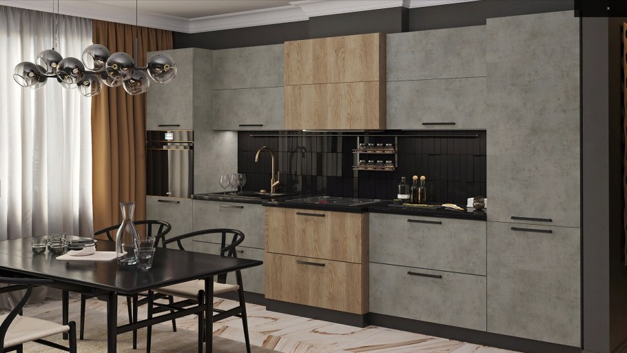 Кухня Egger Stone Grey