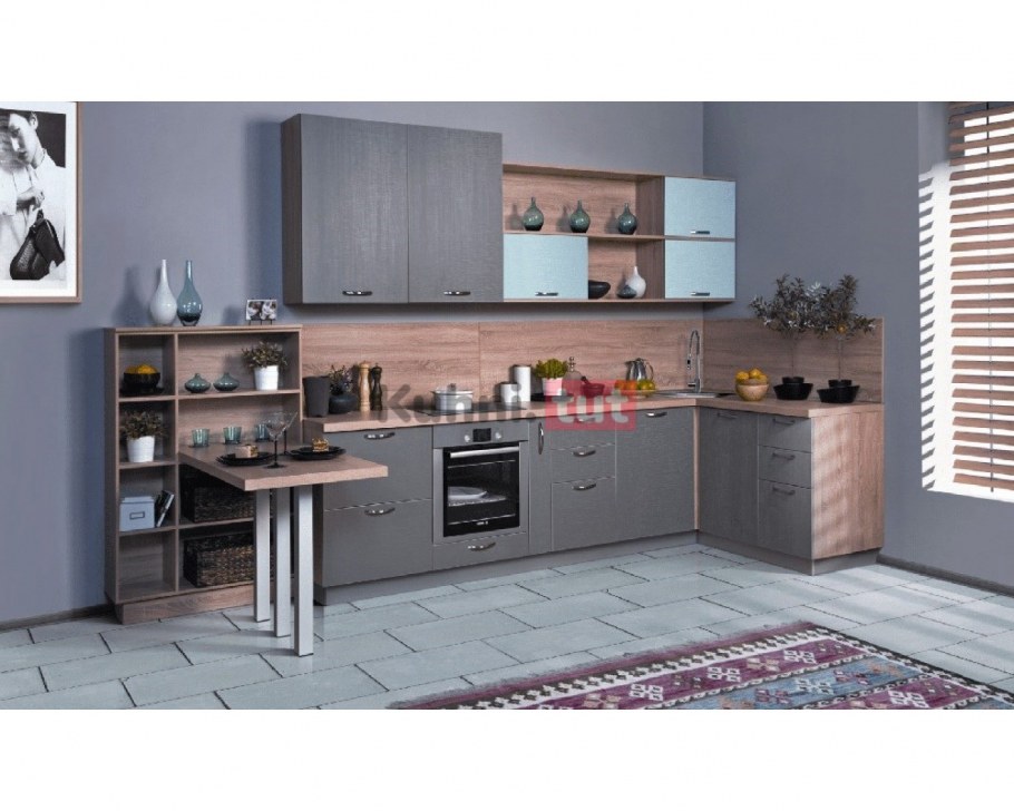 Дизайн двухцветных кухонь фото в частном