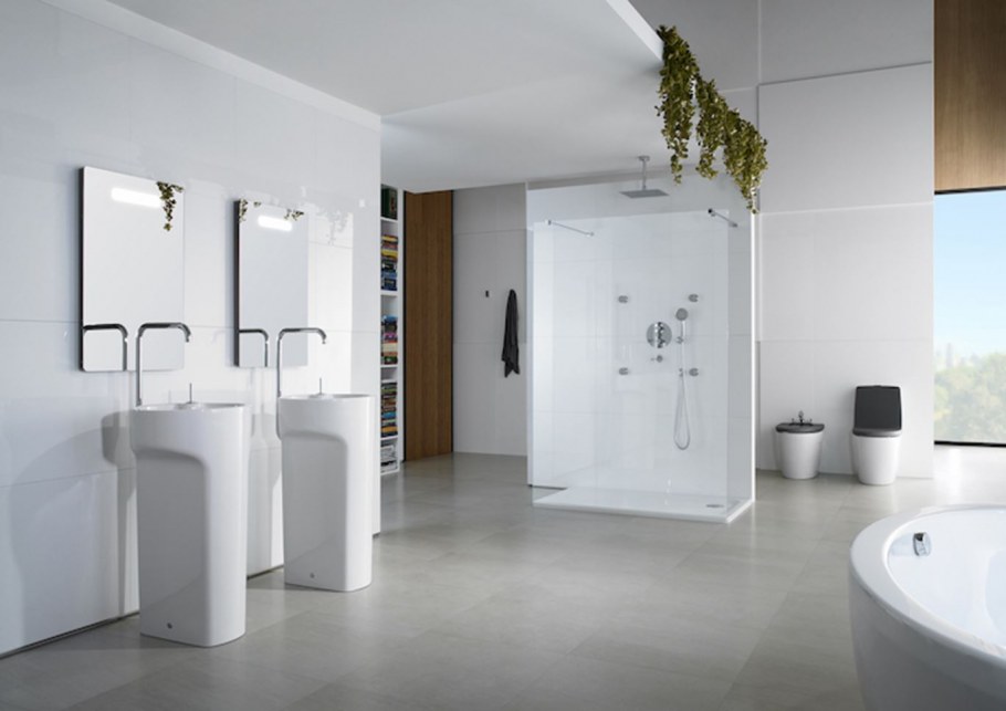 893030001 Напольная раковина Amberes Roca,