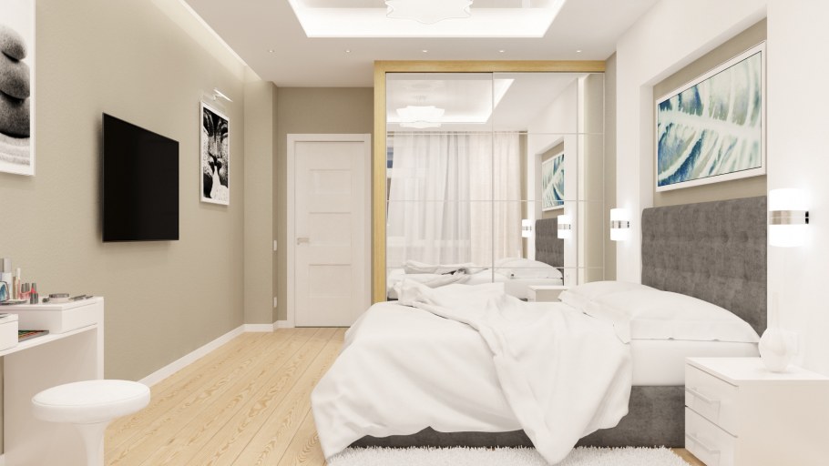 Светлый интерьер квартиры