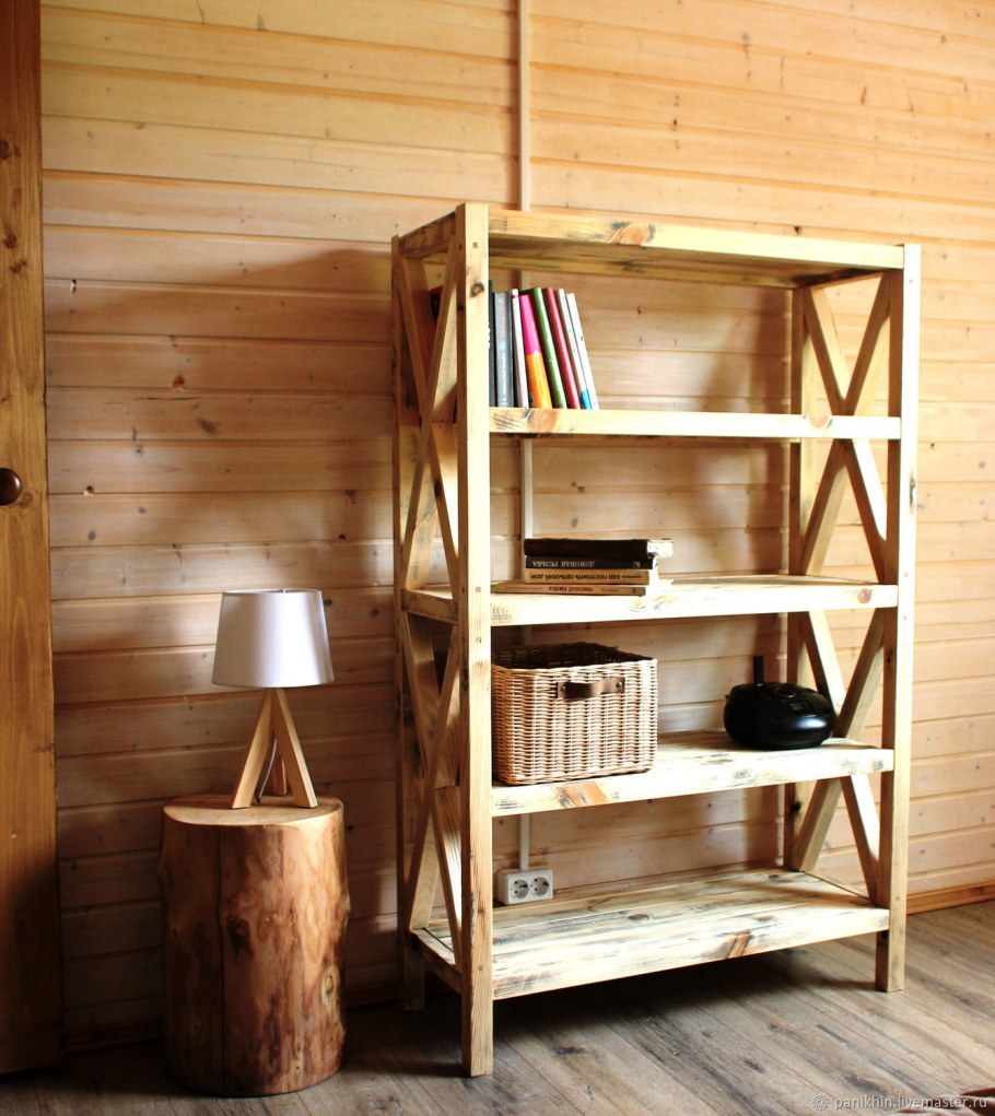 Стеллаж из сосны