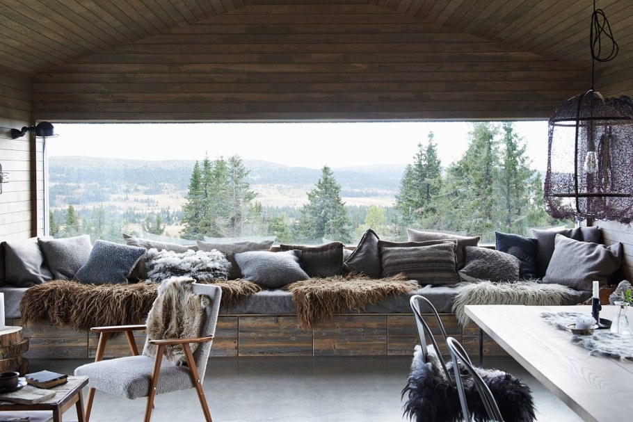 Норвежский дом интерьер