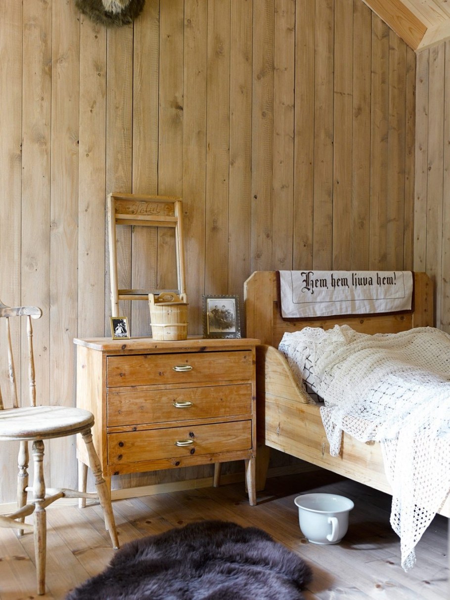 Интерьер норвежских деревянных домов