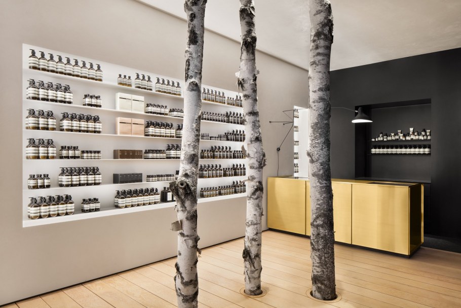 Берёзовые обои для стен