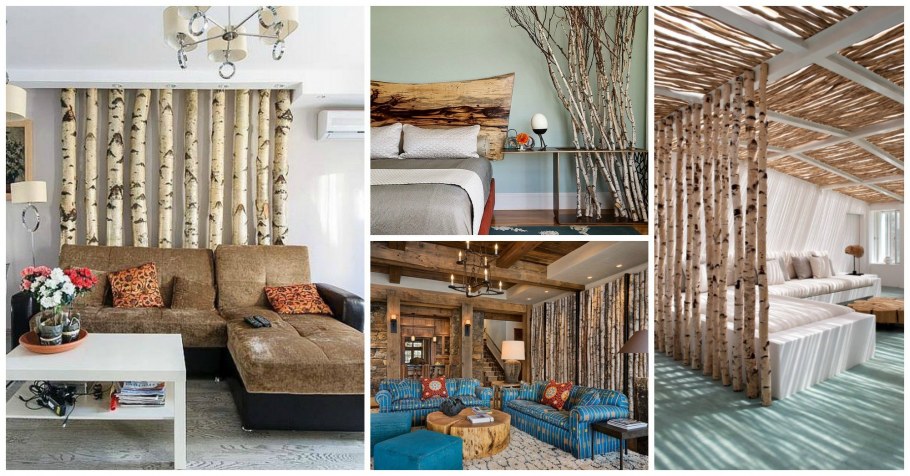 Фреска березовый лес