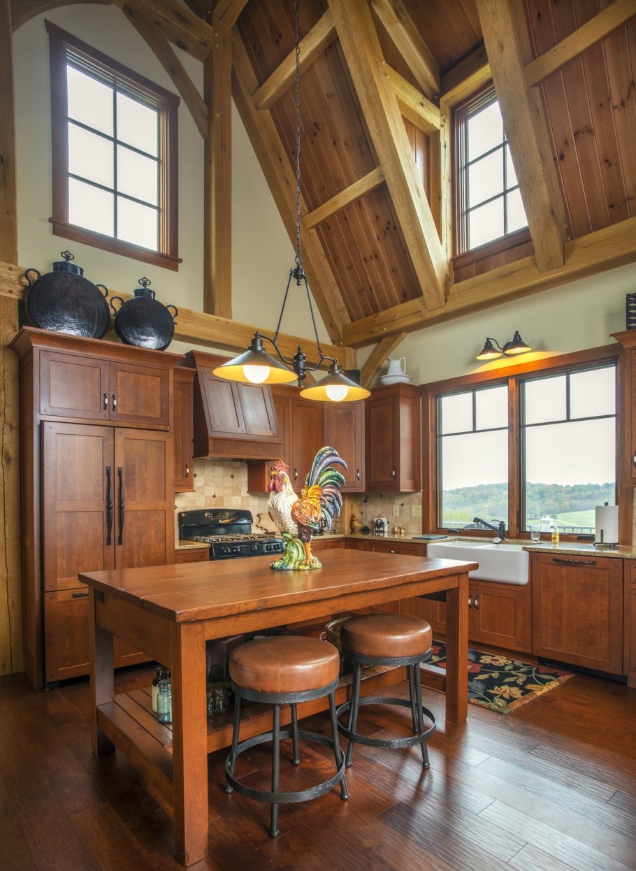 Небольшой домик кухня