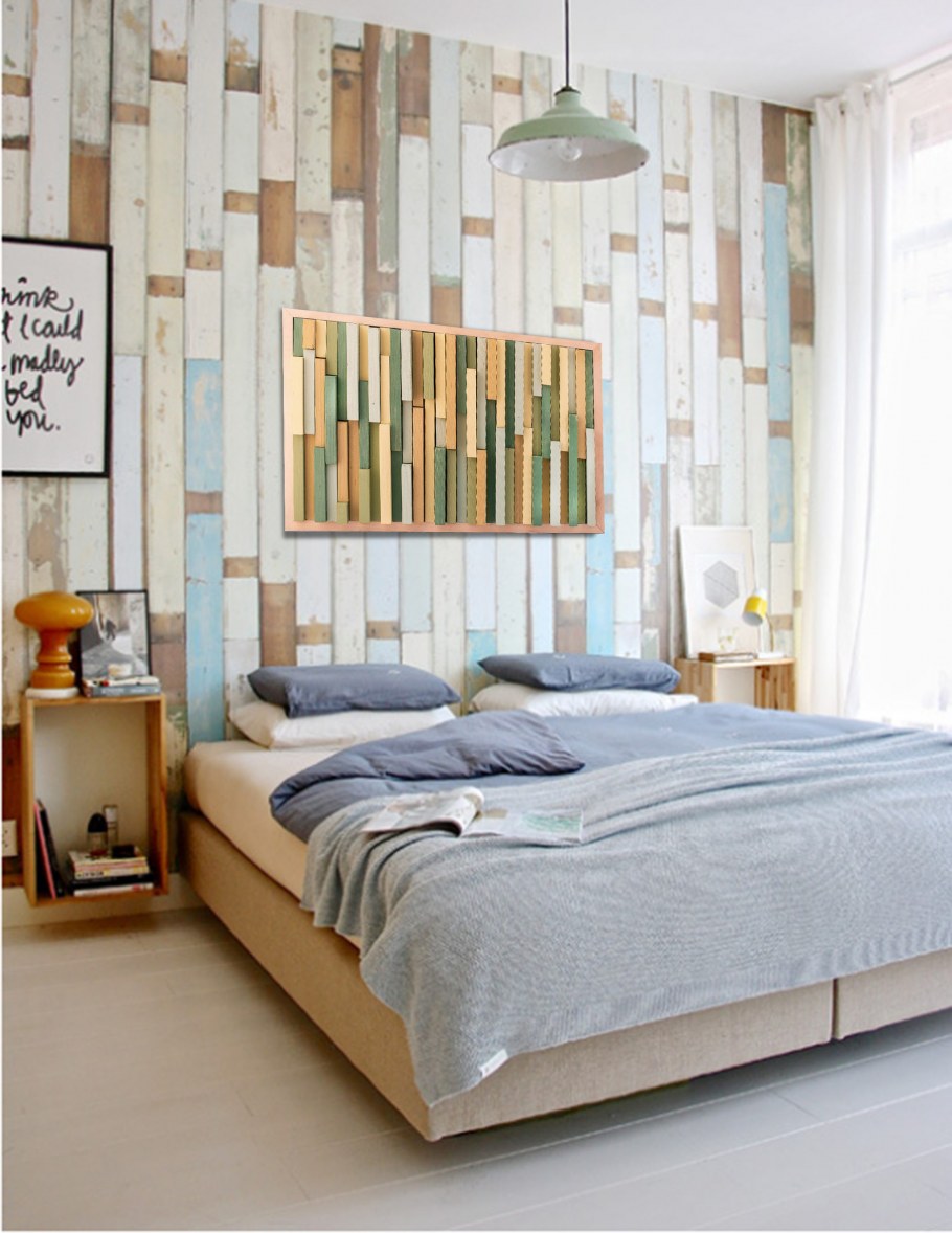 Обои в скандинавском стиле для спальни