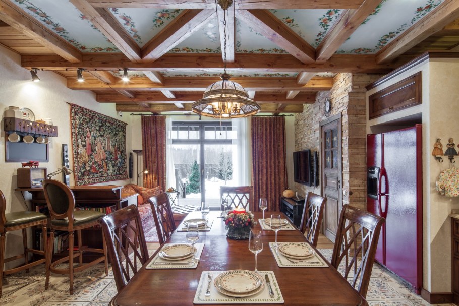 Шале интерьер