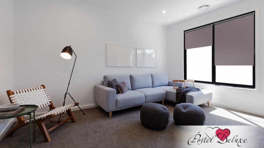 Штора рулонная «Лаванда» Blackout