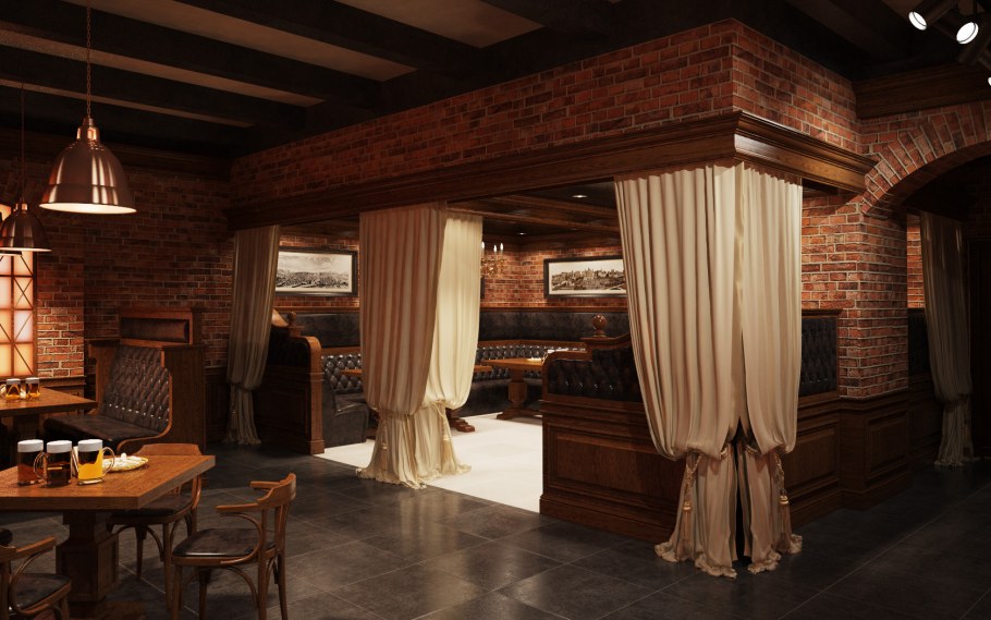 Ресторан в английском стиле