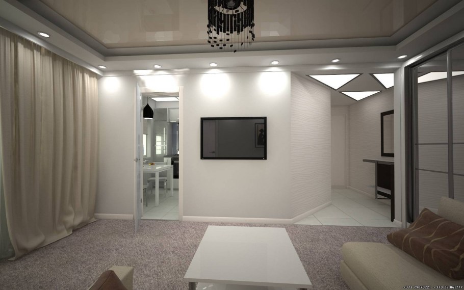 Перепланировка хрущевки 3 комнаты