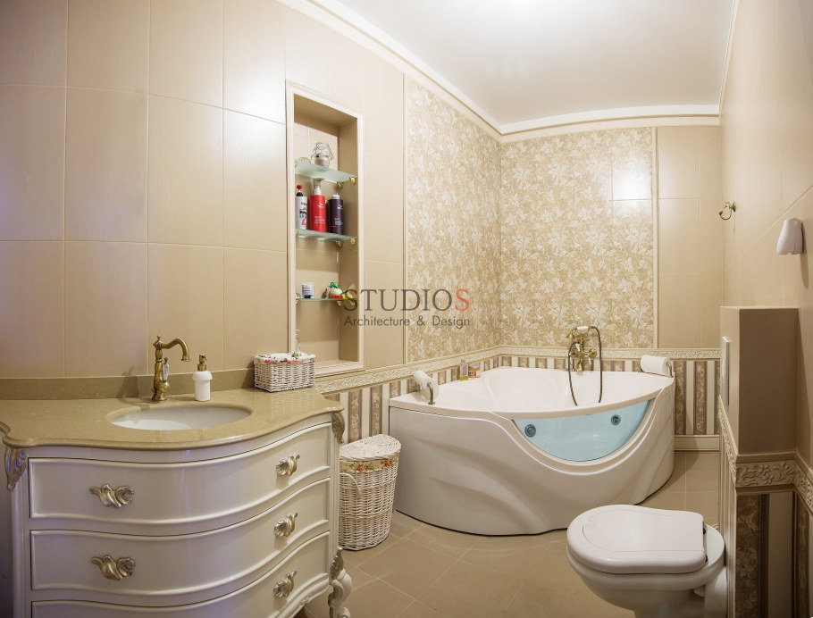 Ванная с угловой ванной