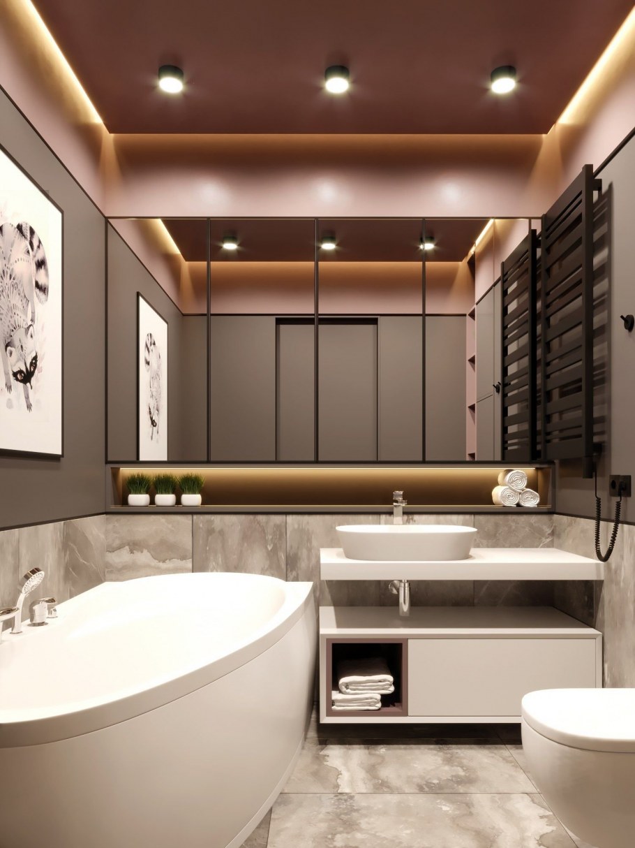 Угловая ванная в хрущевке