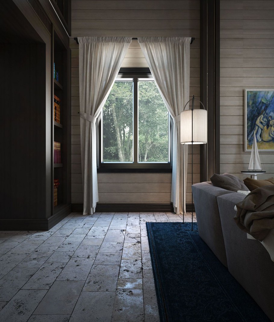 Жалюзи в загородном доме