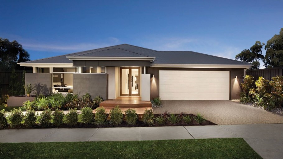 Одноэтажный дом в современном стиле