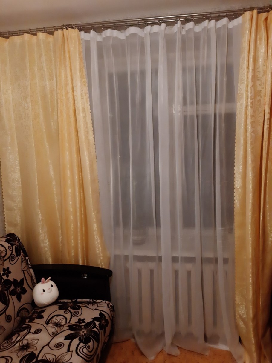 Тюлевые шторы для спальни