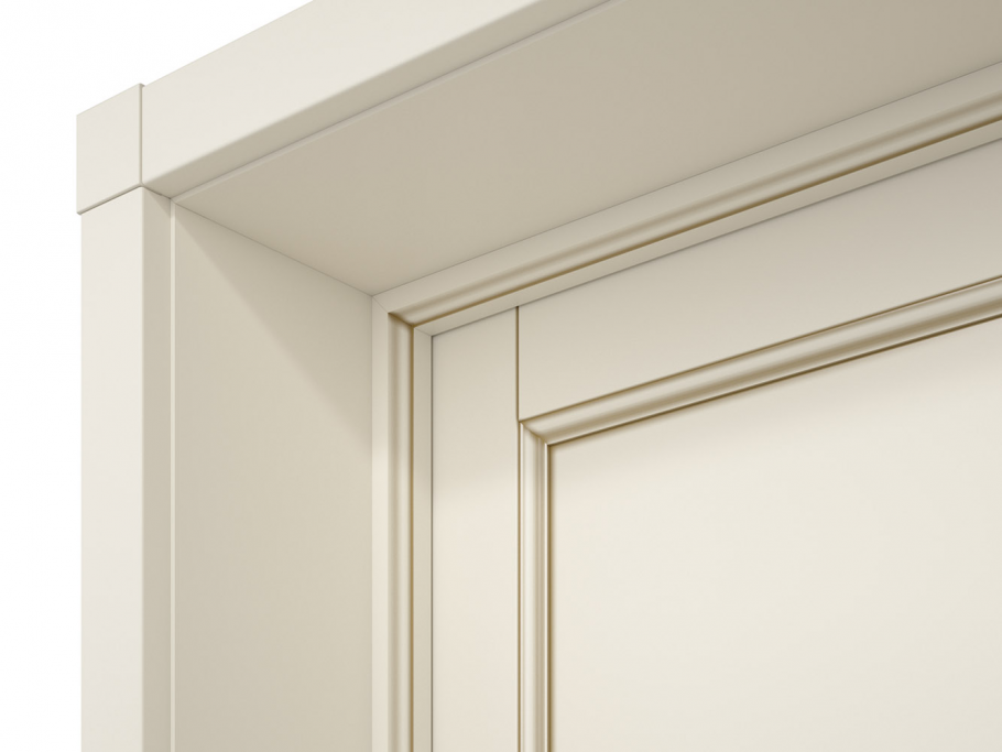 Двери молочного цвета