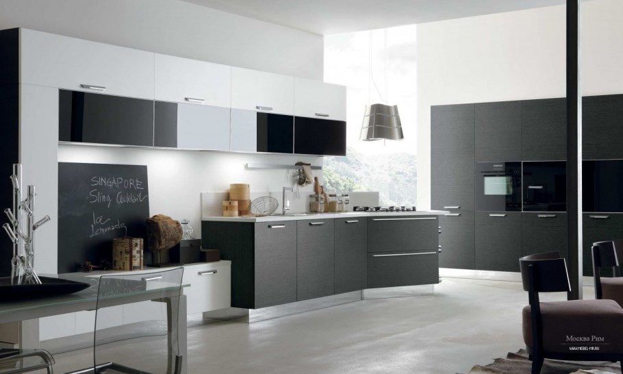 Кухни Stosa черная