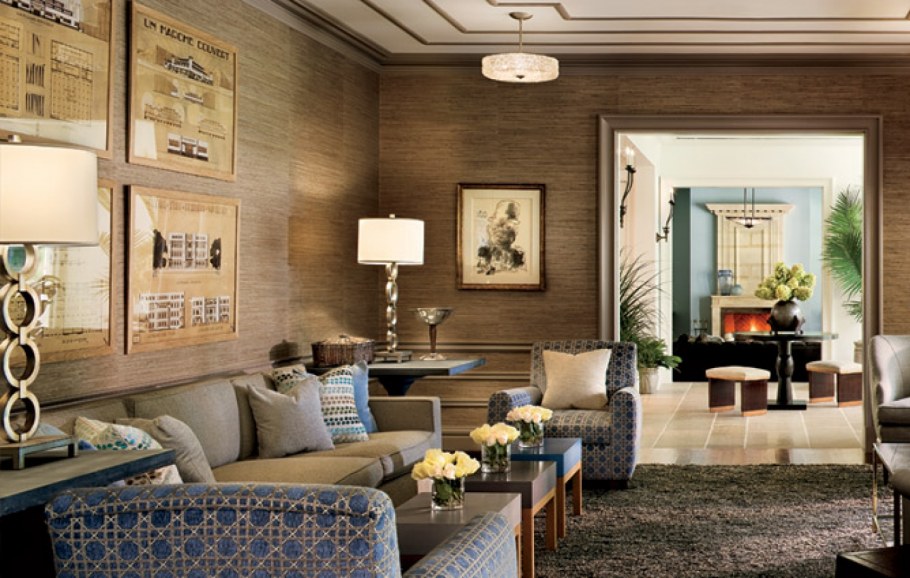 Интерьер гостиной путешественника