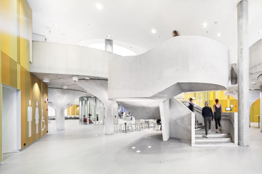 Kastelli School and community Centre facades