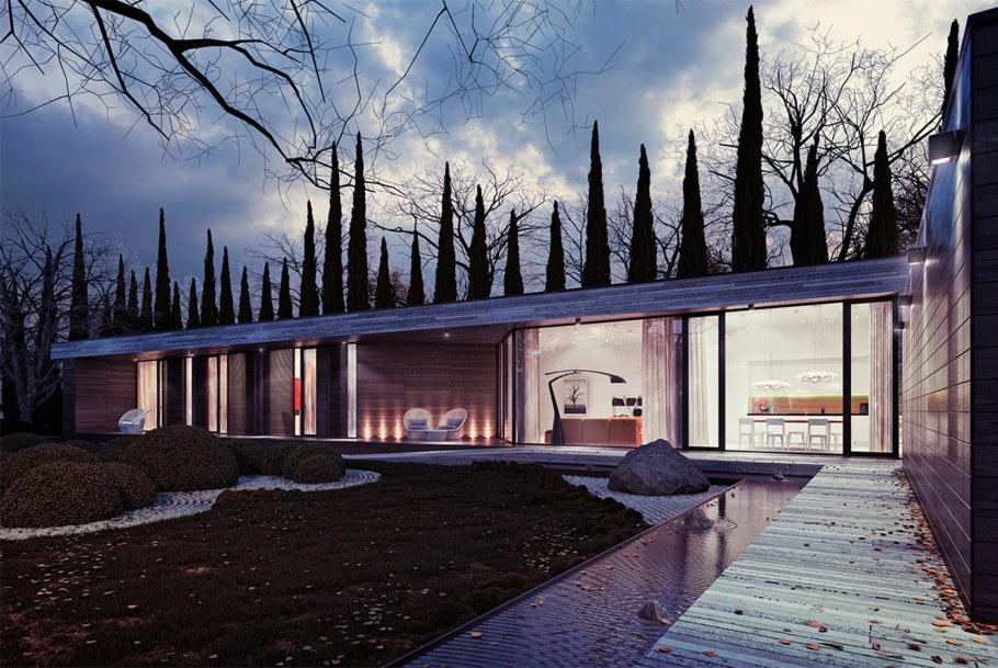 Дом Констанцин (horizontal House)