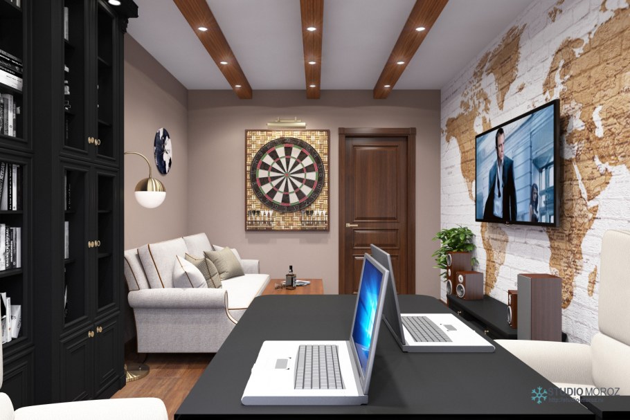 Кабинет для двоих в квартире