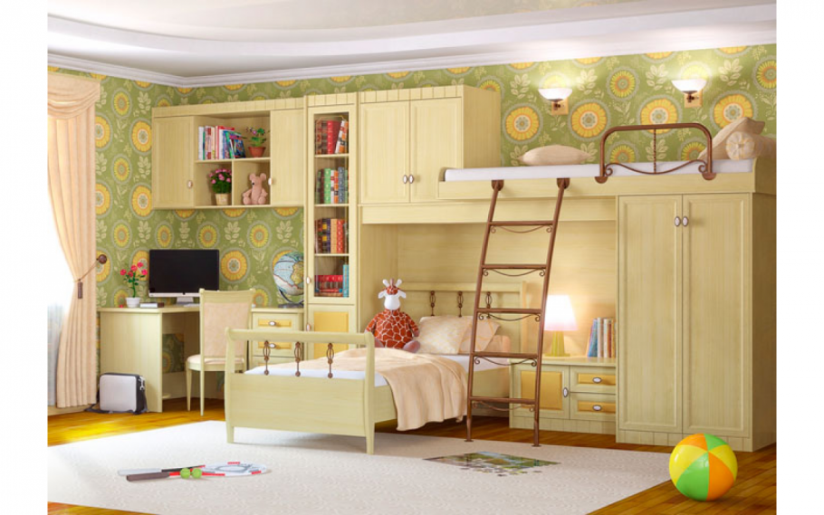 Детская комната в стиле Тачки