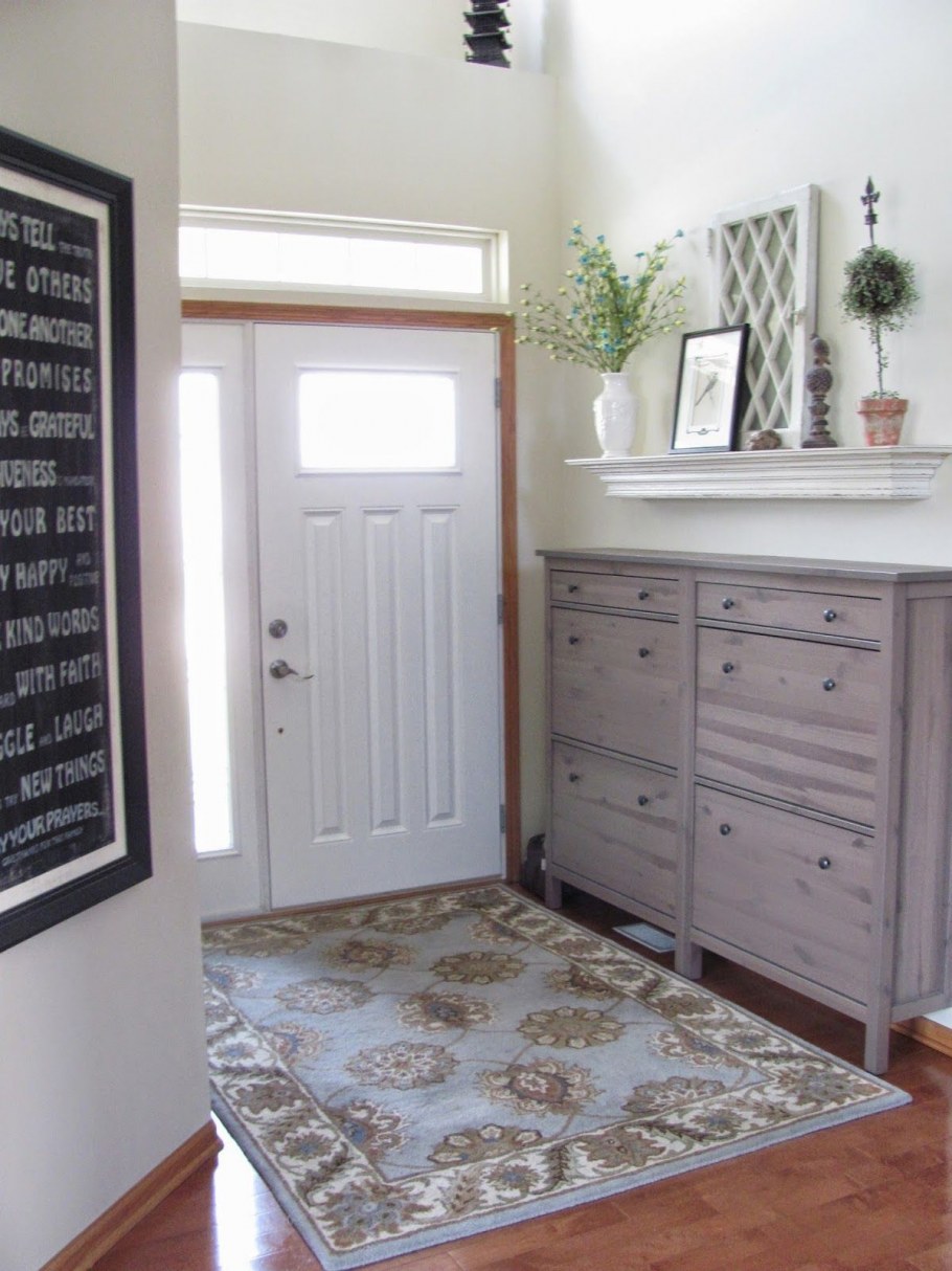 Обувной шкаф hemnes икеа в интерьере