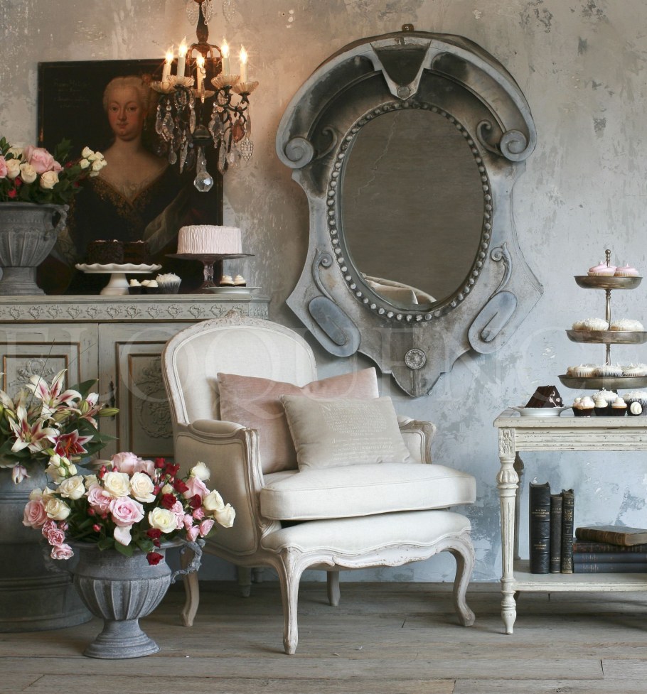 Зеркало ковка французский стиль