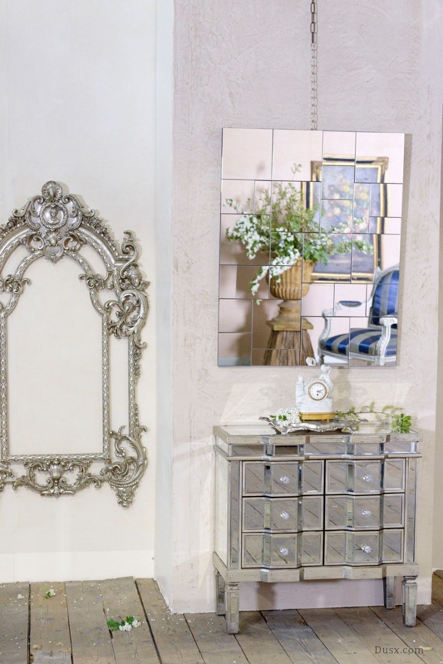 Зеркало ставни в интерьере