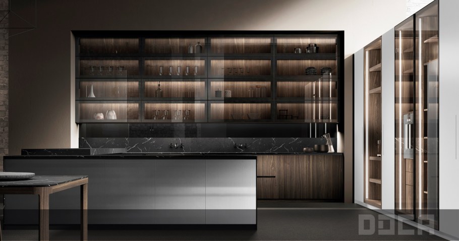 Полиформ кухня винный шкаф