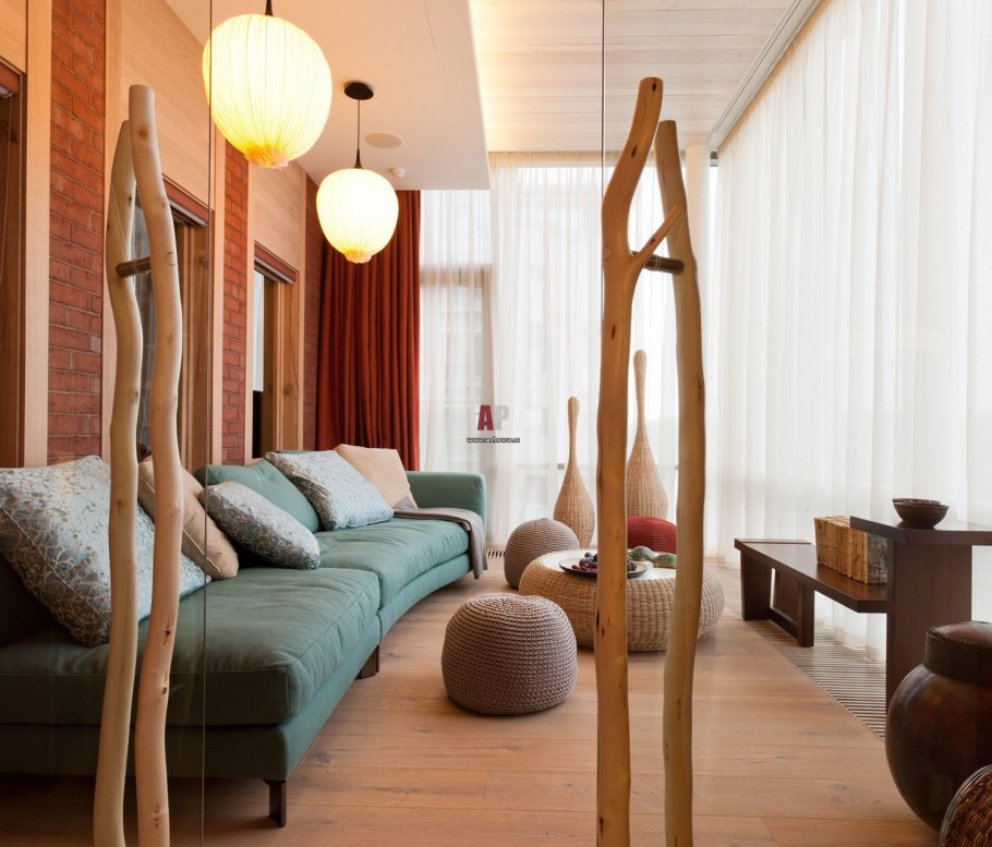 Комната в стиле эколофт