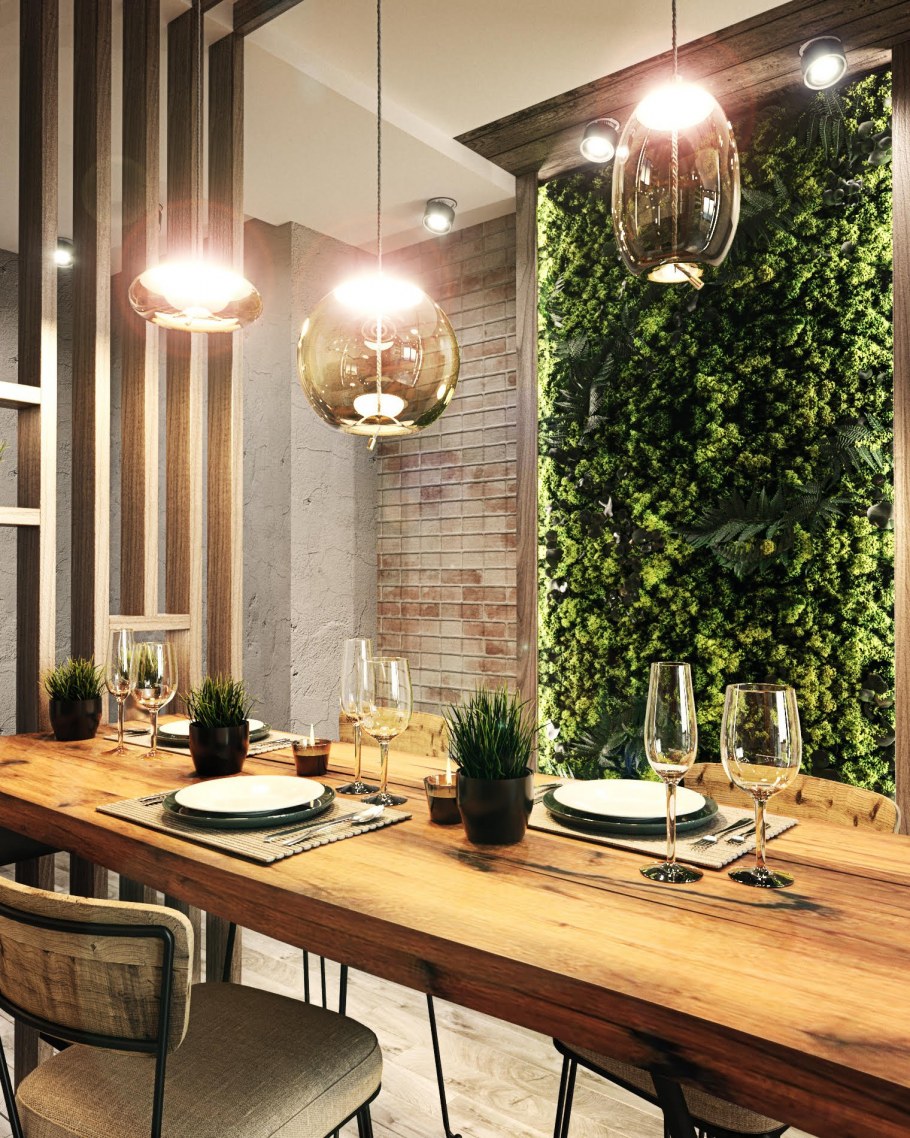 Эко лофт в интерьере