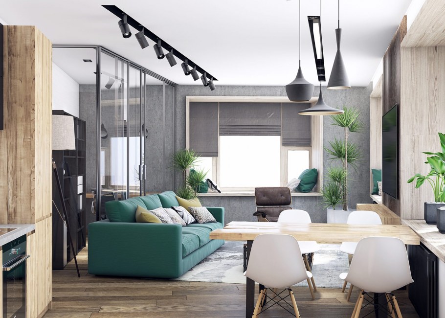 Люстра в стиле эколофт