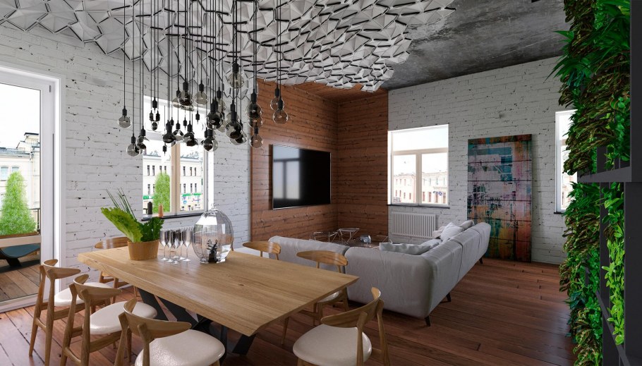 Лофт и экостиль в интерьере