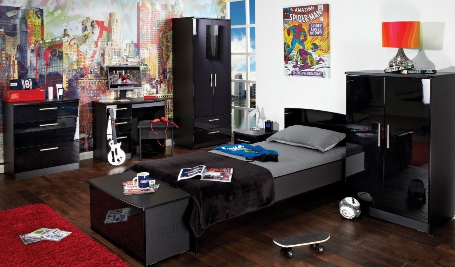 Черная мебель для подростка