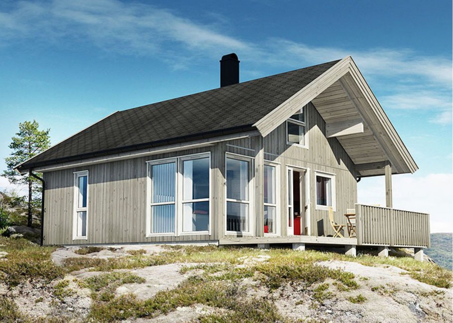 Норвежский каркасный дом