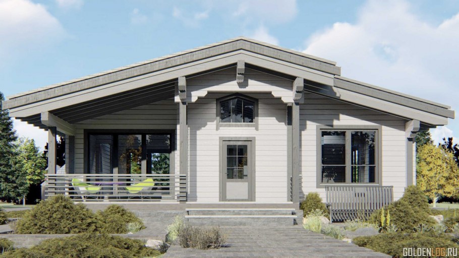 Дом Норвегия 200 клееный брус