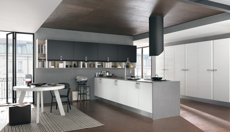 Итальянские кухни в современном стиле