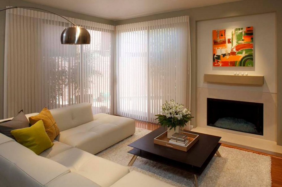 Жалюзи в гостиную в современном