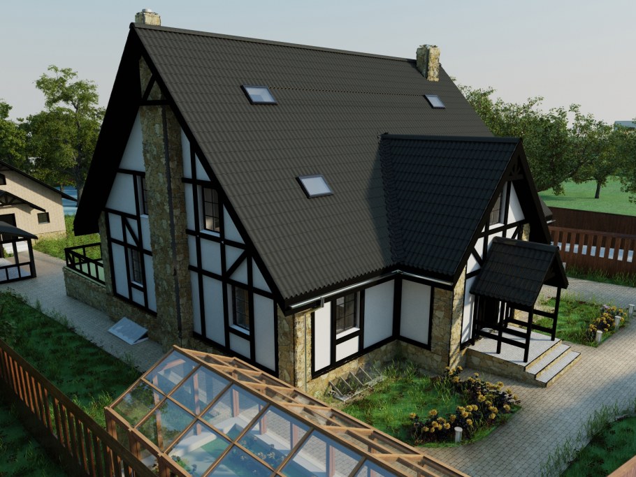 Дом в баварском стиле