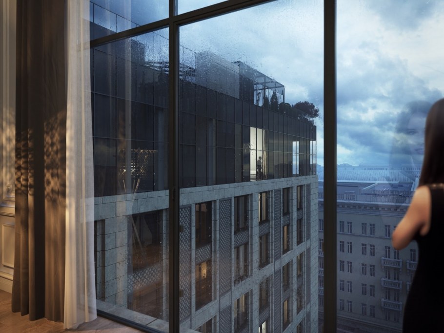 Сады Пекина панорама из окна